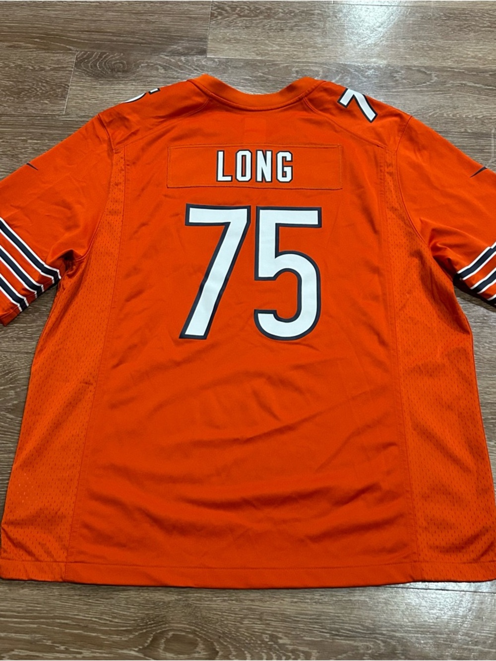 Kyle Long Chicago Bears Jersey Orange XXL Nike On Field Authentic Alternate Mens